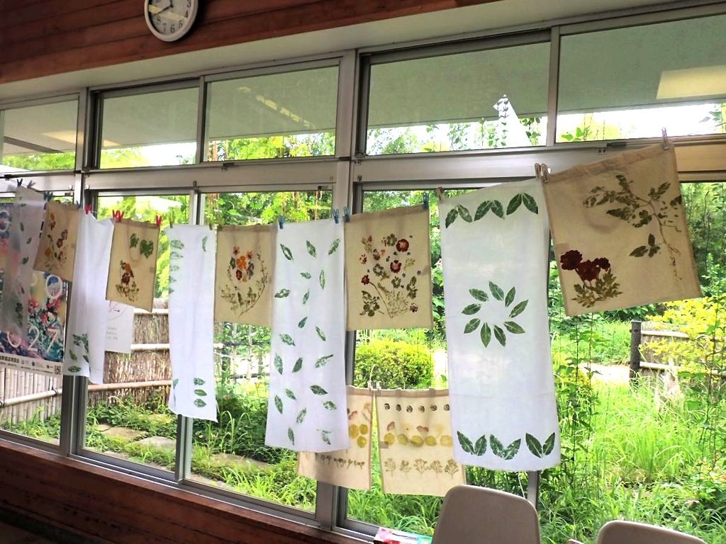 たたき染めの作品